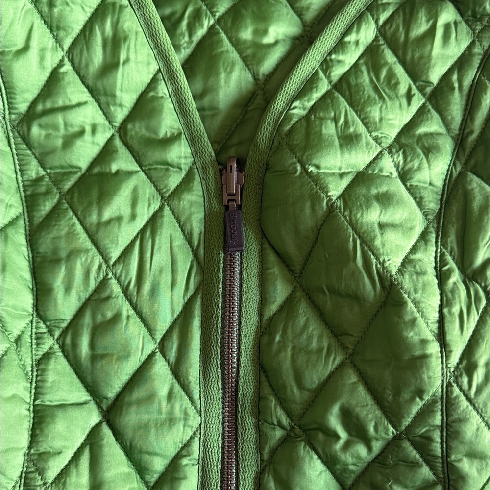 Barbour Olive Quilted Vest - Picture 4 of 6